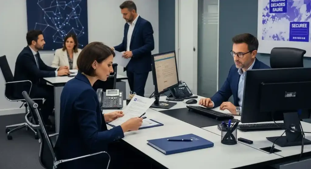 Audit de cybersécurité pour les secteurs finance et assurance à Lille, mené par Cybersecurite-Nord afin de garantir la confidentialité des données et la conformité réglementaire.