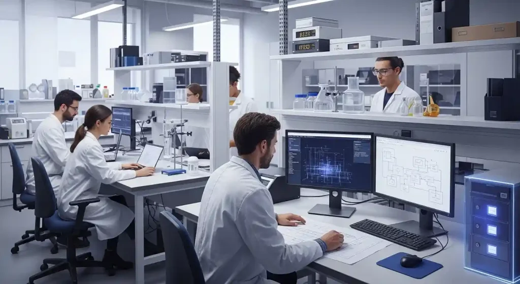 Audit de cybersécurité pour les laboratoires de recherche et centres d’innovation à Lille, réalisé par Cybersecurite-Nord pour protéger les données scientifiques et la propriété intellectuelle.